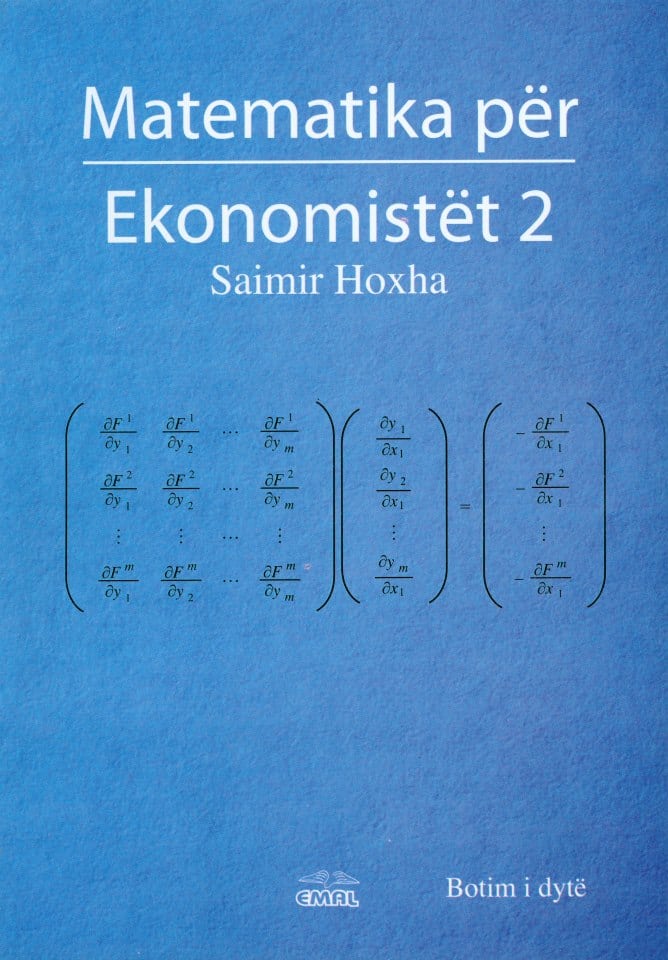 Matematika për Ekonomistët 2- Saimir Hoxha