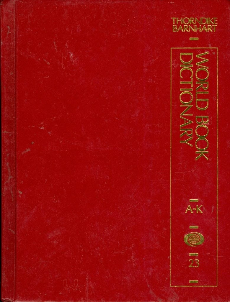 World Book Dictionary  Thorndike Barnhart