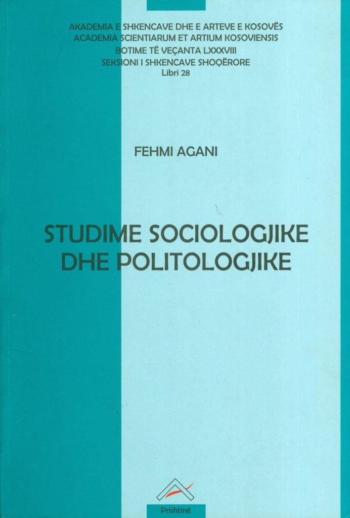 Studime Sociologjike dhe Politologjike  Fehmi Agani