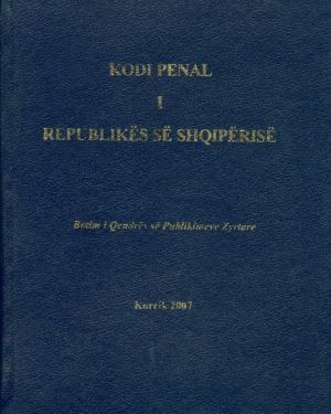 Kodi Penal I Republikes  se Shqiperise