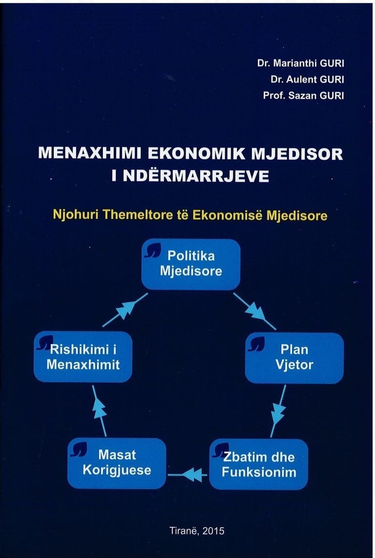 Menaxhimi Ekonomik Mjedisor i Ndermarrjeve -Marianthi Guri, Aulent Guri, Sazan Guri