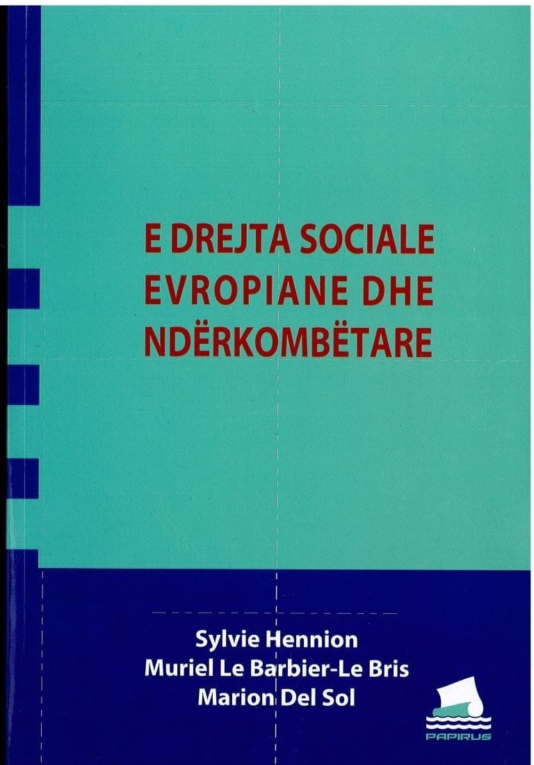 E drejta Evropiane dhe Nderkombetare -Sylvie Hennion, Muriel Le Barbier -Le Bris, Marion Del Sol